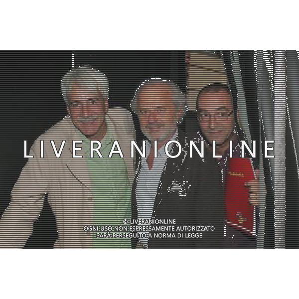 MILANO 20/9/2006 VIALE MONZA, 140 VENT\' ANNI DI ZELIG NELLA FOTO GINO, MICHELE E GIANCARLO BOZZO FOTO ROMANO/AG ALDO LIVERANI