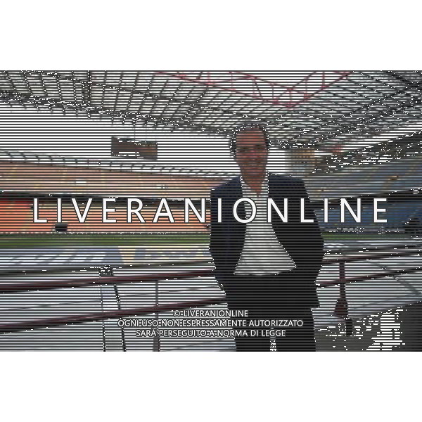 Lo Stadio Meazza di san Siro di Milano compie 80 anni 19/09/2006 nella foto l\'assessore allo sport Giovanni Terzi all\'interno ph Romano/ag. Aldo Liverani