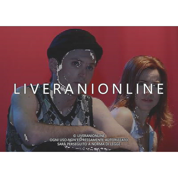 MILANO 25 SETTEMBRE 2006 TEATRO VENTAGLIO SMERALDO SPETTACOLO-EVENTO \'MINA...CHE COSA SEI?\' NELLA FOTO:DAN BREITMAN E IVANNA ROSSI PH FRANKY-AG ALDO LIVERANI