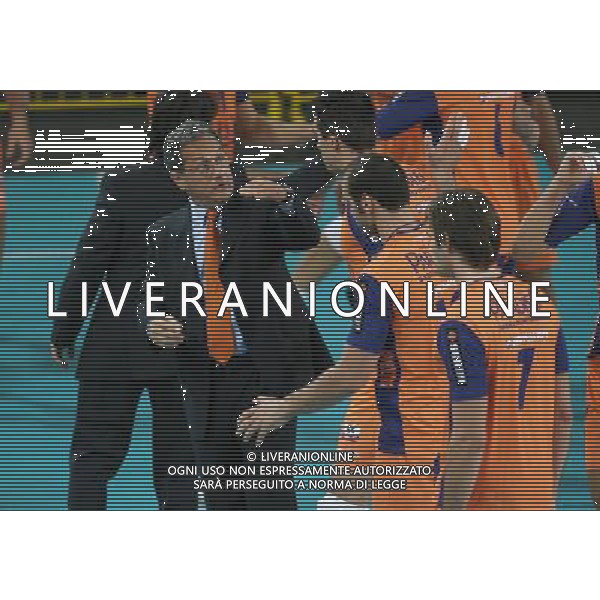 Montichiari (bs) 17-09-2006 pallavolo volley Acqua paradiso gabeca-Lube banca marche macerata Velasco Julio allenatore della acqua paradiso Ph. filippo venezia-ag: aldo liverani