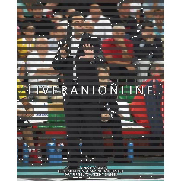 Montichiari (bs) 17-09-2006 pallavolo volley Acqua paradiso gabeca-Lube banca marche macerata De Giorgi Ferdinando allenatore della Lube macerata Ph. filippo venezia-ag: aldo liverani