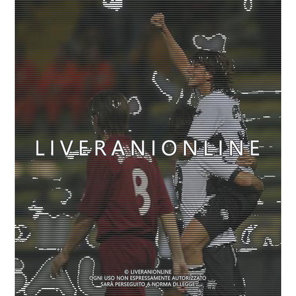 Parma 28-09-2006 Coppa uefa primo turno Parma-Rubin Kazan paponi esulta dopo il gol del 1-0 Ph.Filippo-ag.Aldo liverani