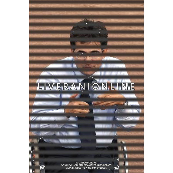 Centro Tecnico Federale di Coverciano 02/10/2006 Raduno e Allenamento della Nazionale Italiana nella foto Luca Pancalli Presidente FIGC ph gianni nucci/ag. Aldo Liverani