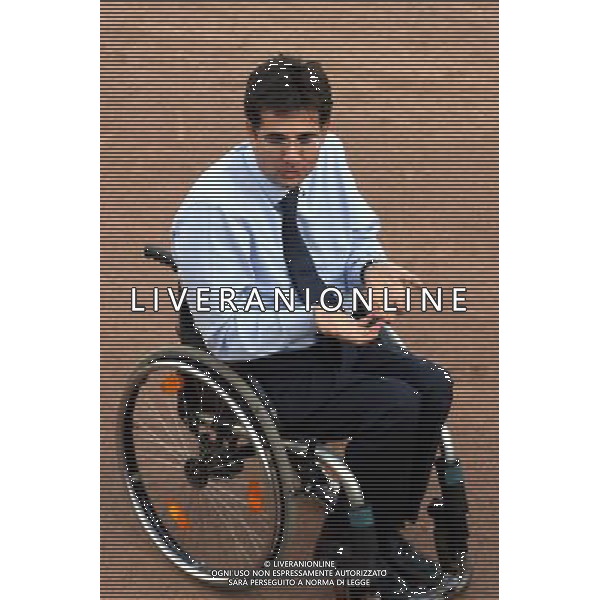 Centro Tecnico Federale di Coverciano 02/10/2006 Raduno e Allenamento della Nazionale Italiana nella foto Luca Pancalli Presidente FIGC ph gianni nucci/ag. Aldo Liverani