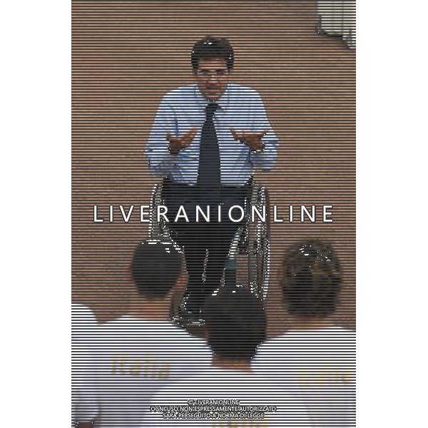 Centro Tecnico Federale di Coverciano 02/10/2006 Raduno e Allenamento della Nazionale Italiana nella foto Luca Pancalli Presidente FIGC ph gianni nucci/ag. Aldo Liverani