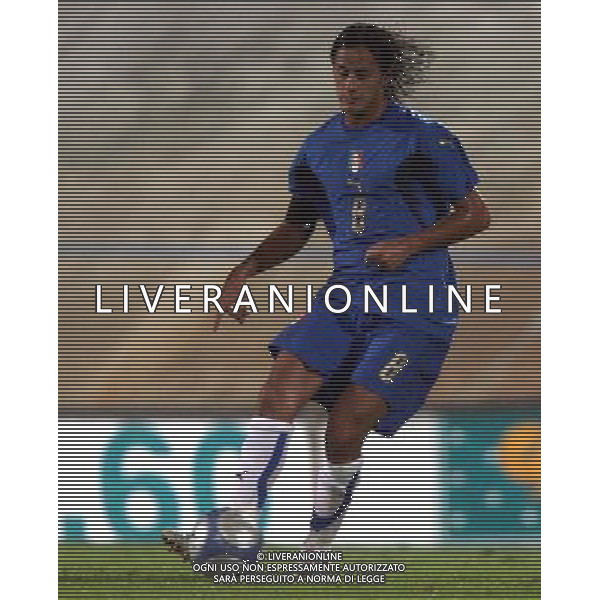 ITALIA-AUSTRIA 05/09/2005 NELLA FOTO ALBERTO AQUILANI AGENZIA ALDO LIVERANI