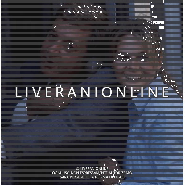ARCHIVIO GIOVANNI LIVERANI NELLA FOTO PAOLO VILLAGGIO CON silvia dionisio AGENZIA ALDO LIVERANI