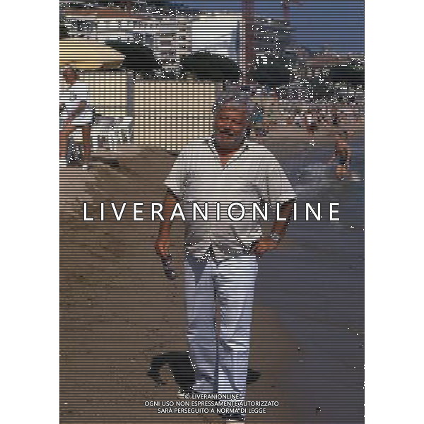 ARCHIVIO GIOVANNI LIVERANI NELLA FOTO PAOLO VILLAGGIO AGENZIA ALDO LIVERANI