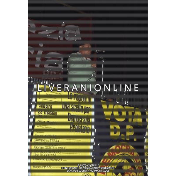 ARCHIVIO GIOVANNI LIVERANI 1987 NELLA FOTO PAOLO VILLAGGIO AGENZIA ALDO LIVERANI