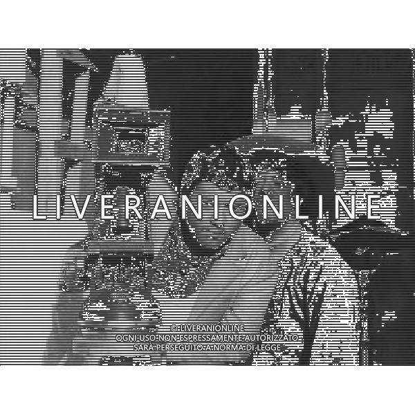 ARCHIVIO GIOVANNI LIVERANI NELLA FOTO PAOLO VILLAGGIO CON LINO TOFFOLO AGENZIA ALDO LIVERANI