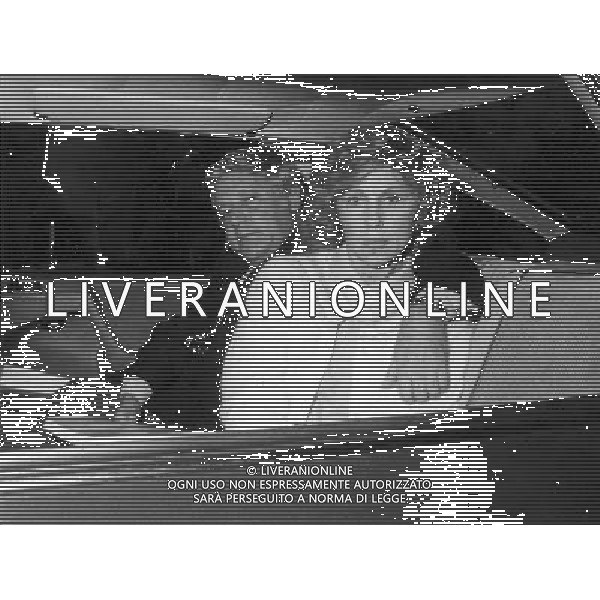 ARCHIVIO GIOVANNI LIVERANI NELLA FOTO PAOLO VILLAGGIO CON LA MOGLIE AGENZIA ALDO LIVERANI