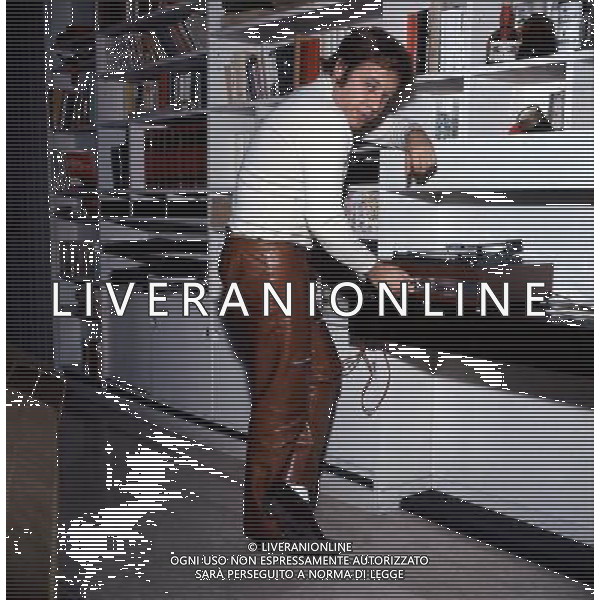 ARCHIVIO GIOVANNI LIVERANI 1970 NELLA FOTO PAOLO VILLAGGIO AGENZIA ALDO LIVERANI