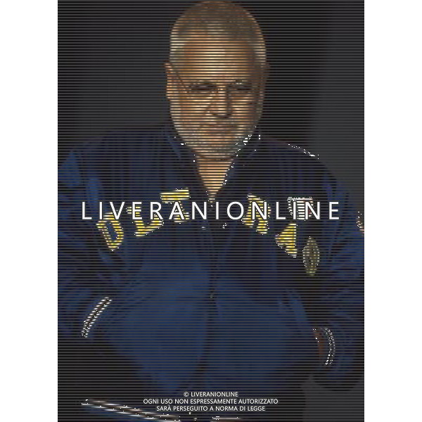 ARCHIVIO GIOVANNI LIVERANI NELLA FOTO PAOLO VILLAGGIO ULTRAS CON GIUBBOTTO SAMPDORIA AGENZIA ALDO LIVERANI