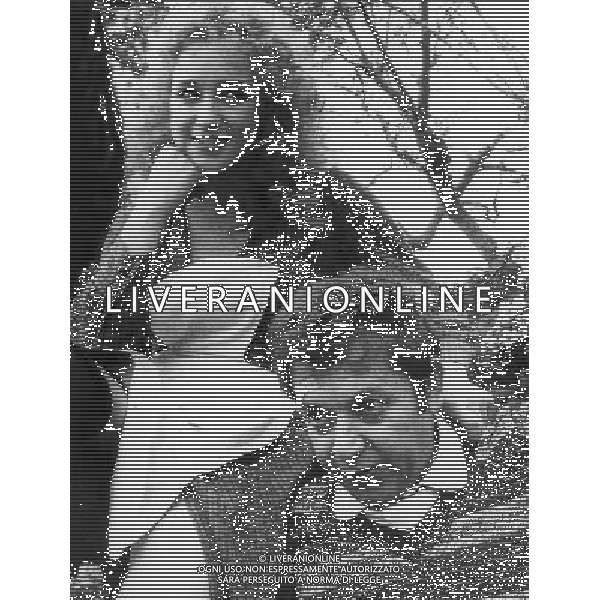 ARCHIVIO GIOVANNI LIVERANI NELLA FOTO PAOLO VILLAGGIO CON ELEONORA GIORGI AGENZIA ALDO LIVERANI