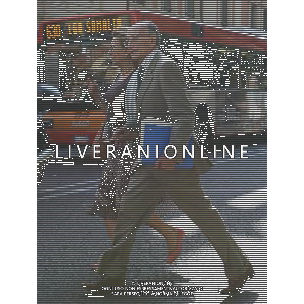 Roma - 03 / 10 / 2006 - Sede della FIGC - nella foto: Francesco Saverio Borrelli con la moglie ph Corradetti/ag. Aldo Liverani