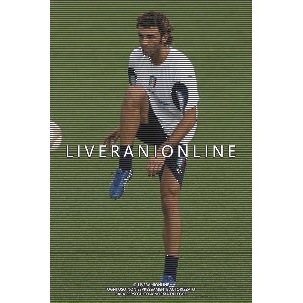 Centro Sportivo Coverciano 02/10/2006 Allenamento della nazionale italiana nella foto gennaro del vecchio ph gianni nucci/ag. aldo liverani