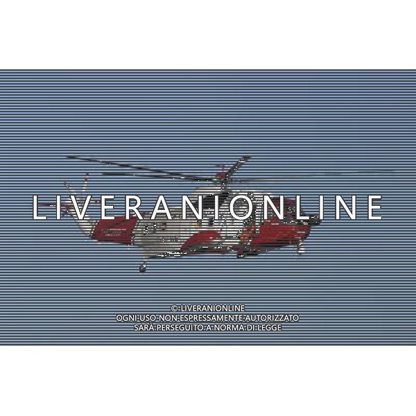 ARCHIVIO ALDO LIVERANI S A S NELLA FOTO guardia costiera elicottero AGENZIA ALDO LIVERANI