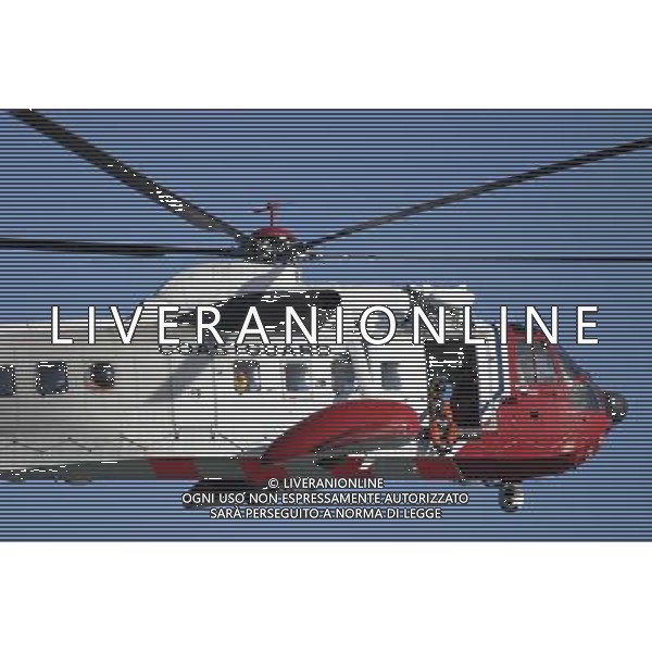 ARCHIVIO ALDO LIVERANI S A S NELLA FOTO guardia costiera elicottero AGENZIA ALDO LIVERANI