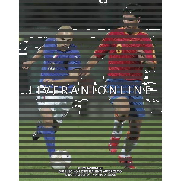 Modena 06/10/2006 Italia - Spagna Qualificazioni Europei - Under 21 nella foto alessandro rosina con silva ph andry/ag. aldo liverani 