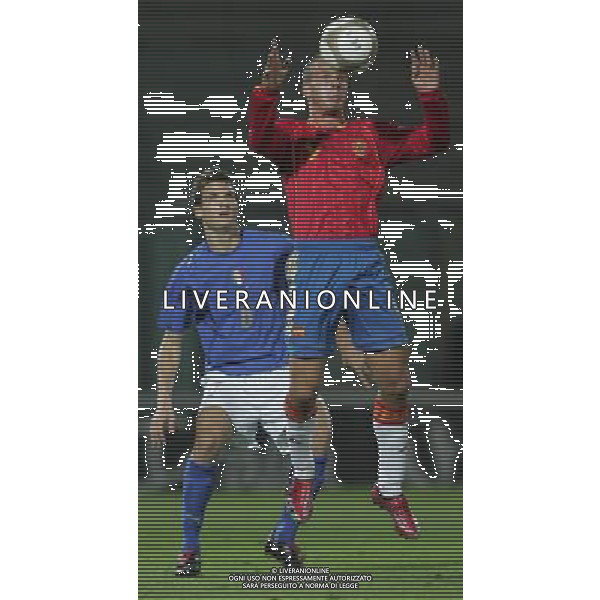 Modena 06/10/2006 Italia - Spagna Qualificazioni Europei - Under 21 nella foto kepa con andreolli ph andry/ag. aldo liverani 