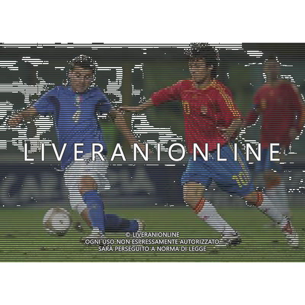 Modena 06/10/2006 Italia - Spagna Qualificazioni Europei - Under 21 nella foto silva con nocerino ph andry/ag. aldo liverani 