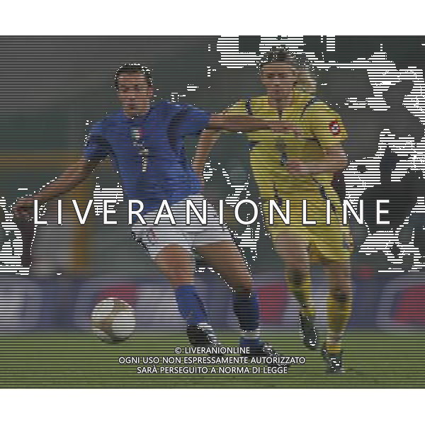 Italia - Ucraina Qualificazioni europei 2008 - Roma 07/10/2006 nella foto Alessandro del piero con tymoshchuk ph andry/ag. aldo liverani