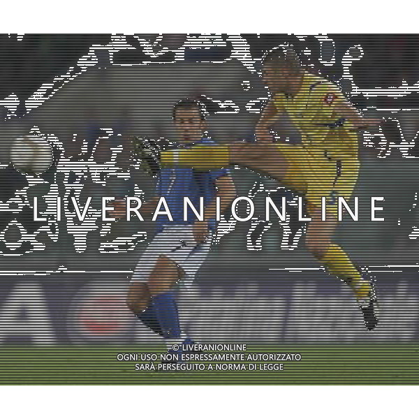 Italia - Ucraina Qualificazioni europei 2008 - Roma 07/10/2006 nella foto Alessandro del piero con yezerskyy ph andry/ag. aldo liverani