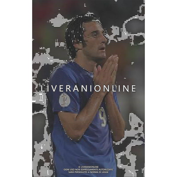 Italia - Ucraina Qualificazioni europei 2008 - Roma 07/10/2006 nella foto la delusione di luca toni ph andry/ag. aldo liverani