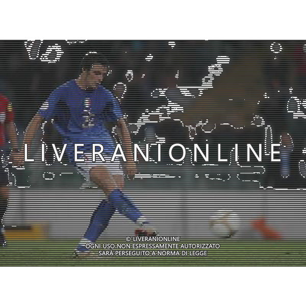 Italia - Ucraina Qualificazioni europei 2008 - Roma 07/10/2006 nella foto il gol di massimo oddo ph andry/ag. aldo liverani