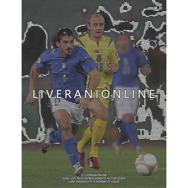 Italia - Ucraina Qualificazioni europei 2008 - Roma 07/10/2006 nella foto gennaro gattuso con nazarenko ph andry/ag. aldo liverani