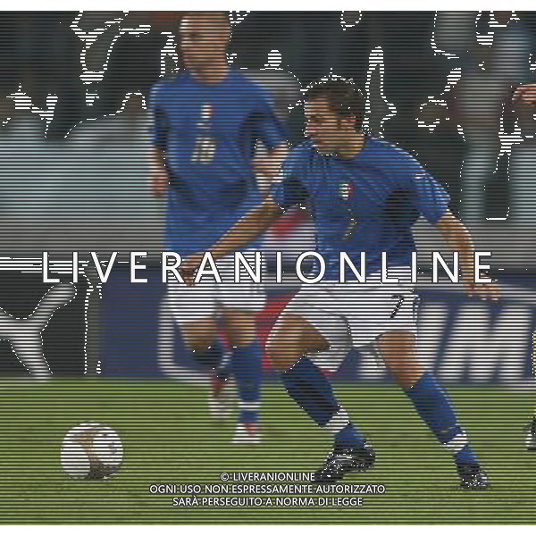 Roma - 07 / 10 / 2006 - Stadio \'Olimpico\' - Qualificazioni EURO 2008 - Italia Vs Ucraina (2-0) - NELLA FOTO Alessandro Del Piero FOTO CORRADETTI-AGENZIA ALDO LIVERANI