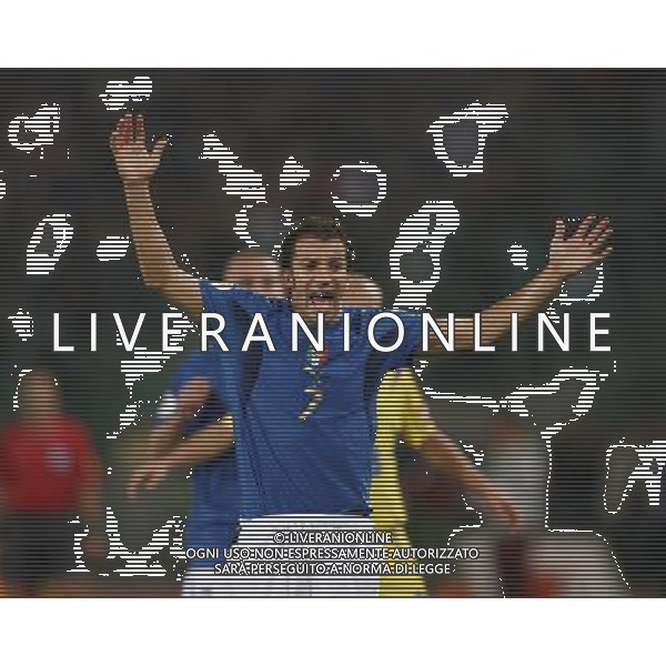 Roma - 07 / 10 / 2006 - Stadio \'Olimpico\' - Qualificazioni EURO 2008 - Italia Vs Ucraina (2-0) - NELLA FOTO ALESSANDRO DEL PIERO FOTO CORRADETTI-AGENZIA ALDO LIVERANI