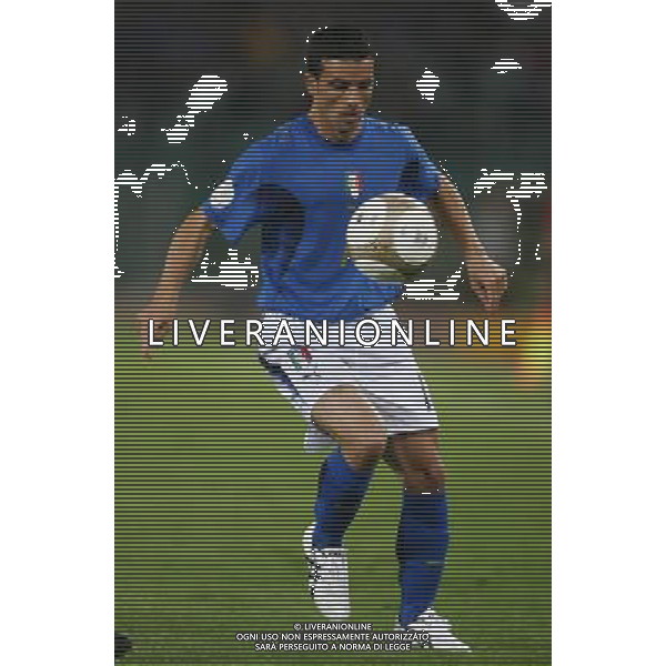 Roma - 07 / 10 / 2006 - Stadio \'Olimpico\' - Qualificazioni EURO 2008 - Italia Vs Ucraina (2-0) - NELLA FOTO Di Natale ANTONIO FOTO CORRADETTI-AGENZIA ALDO LIVERANI