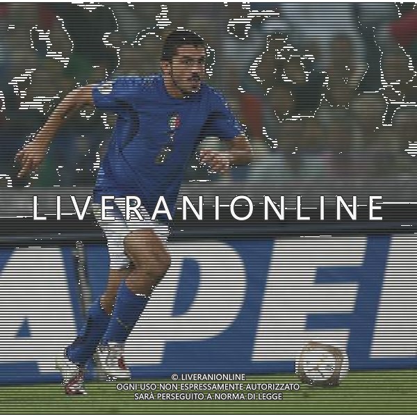 Roma - 07 / 10 / 2006 - Stadio \'Olimpico\' - Qualificazioni EURO 2008 - Italia Vs Ucraina (2-0) - NELLA FOTO Gennaro Gattuso FOTO CORRADETTI-AGENZIA ALDO LIVERANI