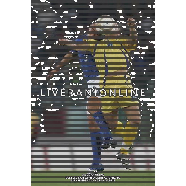 Roma 7 ottobre 2006 Italia - Ucraina qualificazioni Euro 2008 nella foto: Cannavaro Fabio e Voronin foto Andry / Ag. Aldo Liverani