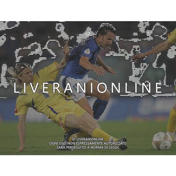 Roma 7 ottobre 2006 Italia - Ucraina qualificazioni Euro 2008 nella foto: Del Piero Alessandro e Tymoshchuk foto Andry / Ag. Aldo Liverani