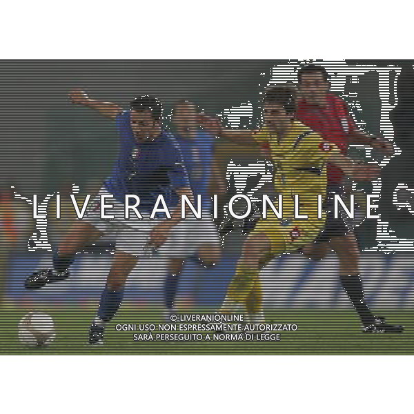 Roma 7 ottobre 2006 Italia - Ucraina qualificazioni Euro 2008 nella foto: Del Piero Alessandro e Shelayev foto Andry / Ag. Aldo Liverani