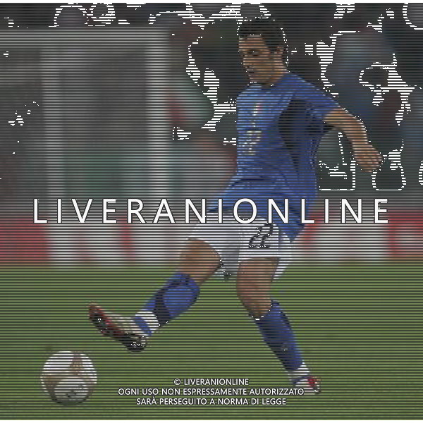 Roma 7 ottobre 2006 Italia - Ucraina qualificazioni Euro 2008 nella foto: Oddo Massimo foto Andry / Ag. Aldo Liverani