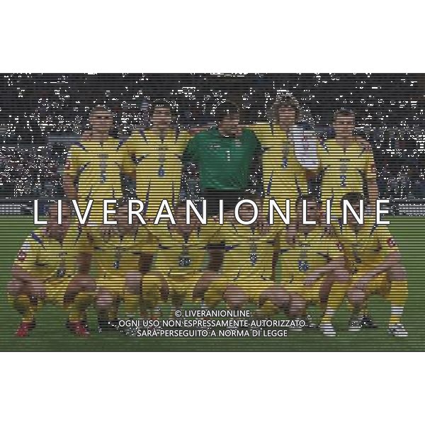 Roma 7 ottobre 2006 Italia - Ucraina qualificazioni Euro 2008 nella foto: formazione ucraina foto Andry / Ag. Aldo Liverani
