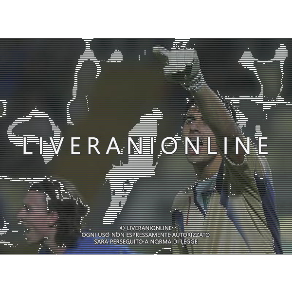 Modena 6 ottobre 2006 Italia - Spagna Under 21 play off gara di andata Campionato Europeo nella foto: Curci foto Andry / Ag. Aldo Liverani