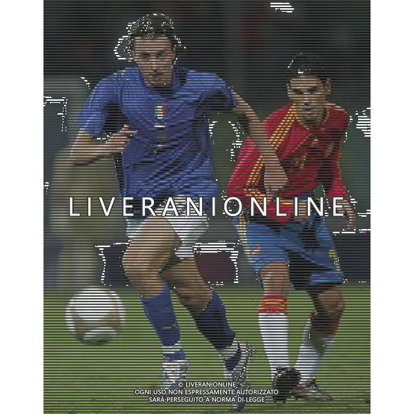 Modena 6 ottobre 2006 Italia - Spagna Under 21 play off gara di andata Campionato Europeo nella foto: Montolivo foto Andry / Ag. Aldo Liverani