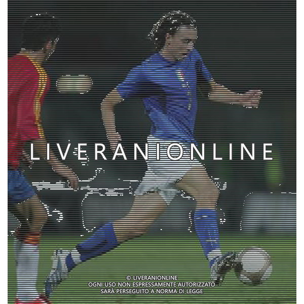 Modena 6 ottobre 2006 Italia - Spagna Under 21 play off gara di andata Campionato Europeo nella foto: Montolivo foto Andry / Ag. Aldo Liverani