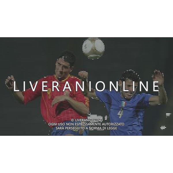 Modena 6 ottobre 2006 Italia - Spagna Under 21 play off gara di andata Campionato Europeo nella foto: Nocerino e Garcia foto Andry / Ag. Aldo Liverani