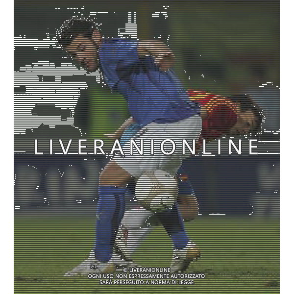 Modena 6 ottobre 2006 Italia - Spagna Under 21 play off gara di andata Campionato Europeo nella foto: Nocerino e Silva foto Andry / Ag. Aldo Liverani