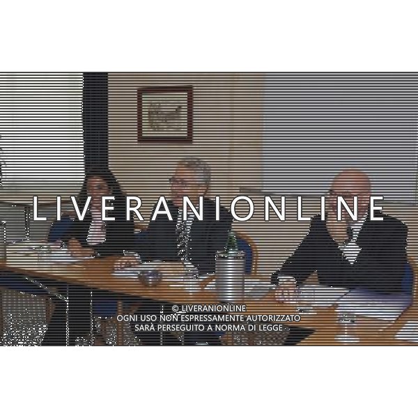 Roma - 13 / 10 / 2006 - Hotel Hilton Rome Airport - Consiglio di Lega Calcio - nella foto: Antonio Matarrese Presidente della Lega Calcio Rosella Sensi vicepresidente vicaria di Lega ph corradetti/ag. aldo liverani 