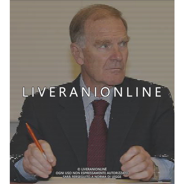 Milano 16 ottobre 2006 Assemblea AIC Associazione Italiana Calciatori nella foto: Campana Sergio presidente AIC foto Andry / Ag. Aldo Liverani