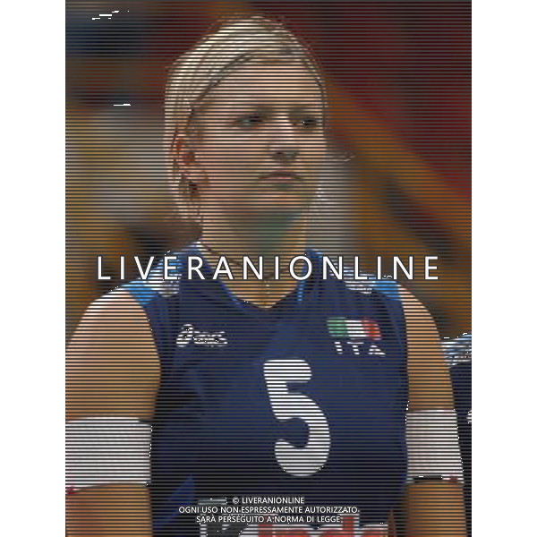 ALASSIO (SV) 18/10/2006 TORNEO PREMONDIALE DI VOLLEY FEMMINILE NAZIONALE ITALIANA VOLLEY NELLA FOTO ANZANELLO SARA PH GIGI ARCAINI/AG. ALDO LIVERANI