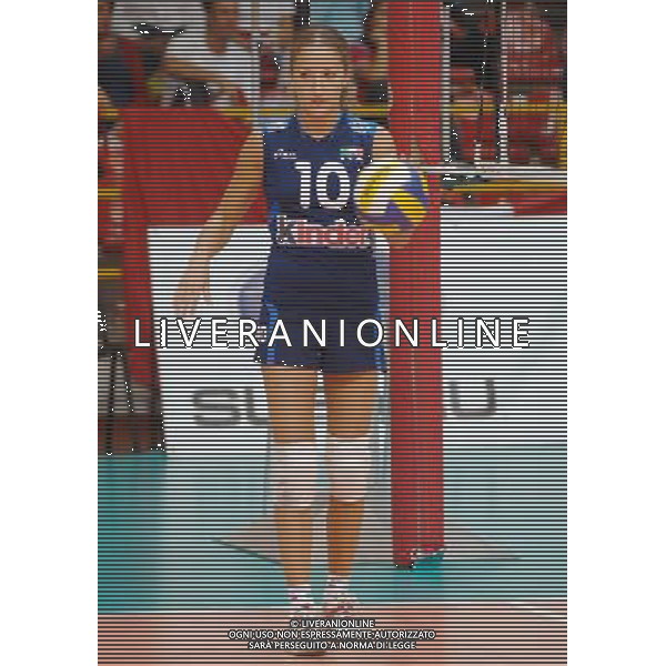ALASSIO (SV) 18/10/2006 TORNEO PREMONDIALE DI VOLLEY FEMMINILE NAZIONALE ITALIANA VOLLEY NELLA FOTO DALL\'IGNA STEFANIA PH GIGI ARCAINI/AG. ALDO LIVERANI