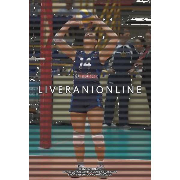 ALASSIO (SV) 18/10/2006 TORNEO PREMONDIALE DI VOLLEY FEMMINILE NAZIONALE ITALIANA VOLLEY NELLA FOTO LO BIANCO ELEONORA PH GIGI ARCAINI/AG. ALDO LIVERANI