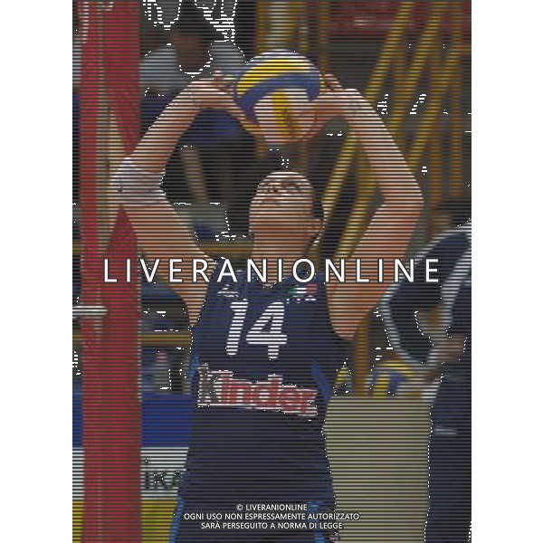 ALASSIO (SV) 18/10/2006 TORNEO PREMONDIALE DI VOLLEY FEMMINILE NAZIONALE ITALIANA VOLLEY NELLA FOTO LO BIANCO ELEONORA PH GIGI ARCAINI/AG. ALDO LIVERANI